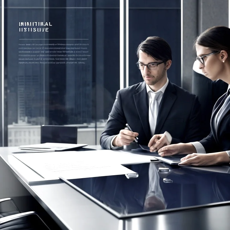 Corporate legal team collaborating on contract review